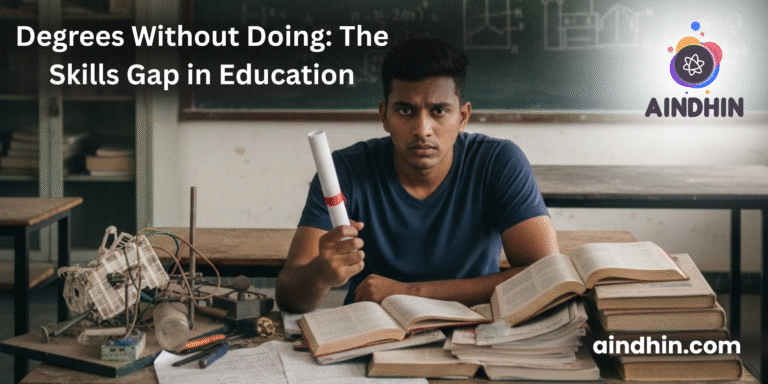 Degrees without doing: the absence of project based learning and skill based education